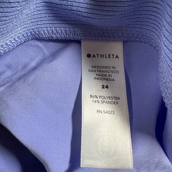 Athleta Brooklyn Ankle Pant Violet Periwinkle Women's Size 24 New Without Tags - Picture 6 of 10
